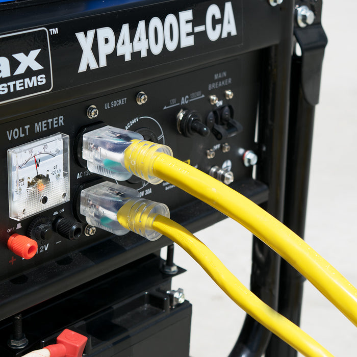 DuroMax XPC10025C 25-Foot 10 Gauge Triple Tap Extension Power Cord
