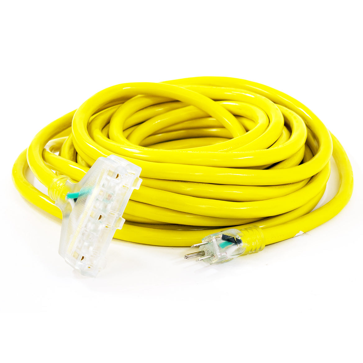 DuroMax XPC10050C 50-Foot 10 Gauge Triple Tap Extension Power Cord ...