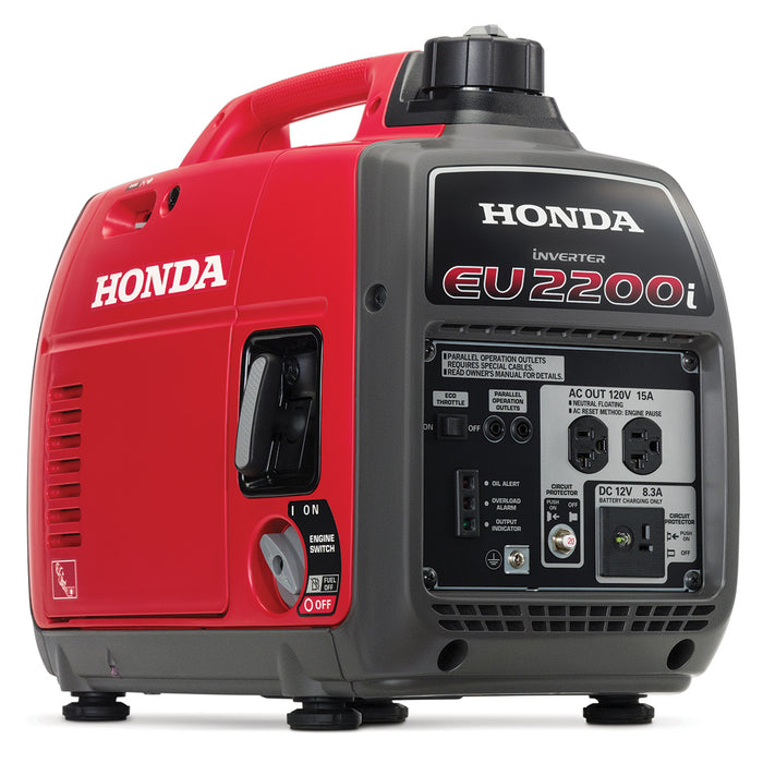 Honda EU2200i 2,200 Watt Super Quiet Gas Power Portable Inverter Generator - Reconditioned