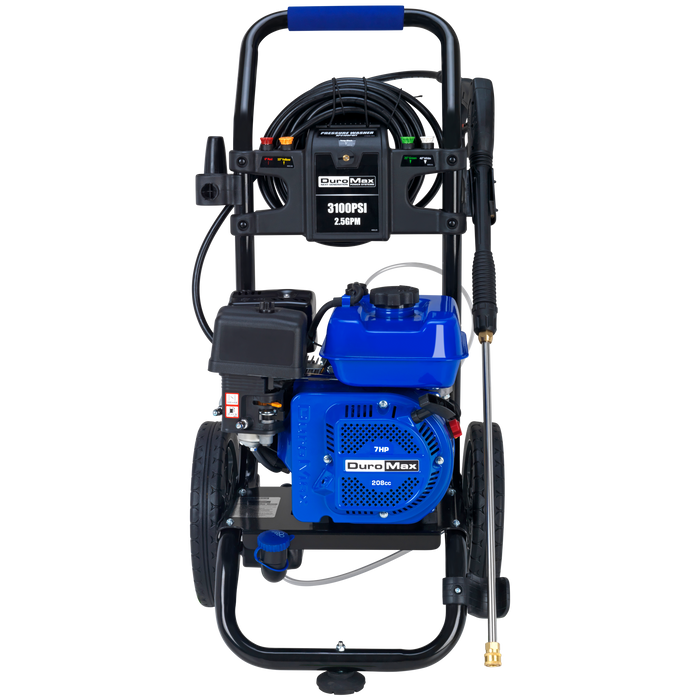 DuroMax XP3100PWT 3100 PSI 2.5 GPM 208cc Gas Engine Turbo Nozzle Pressure Washer